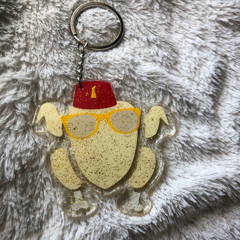 FRIENDS turkey keychain